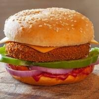 Chicken Cheddar Burst Burger