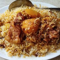 Shahi Kacchi Biriyani + kabab