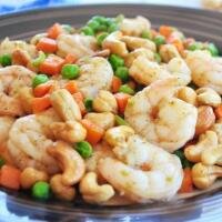 Chicken Prawn Cashew Nut Salad